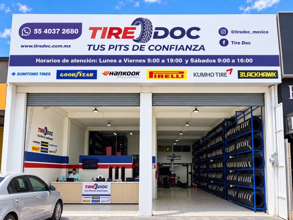 Fachada TireDoc Periférico Naucalpan